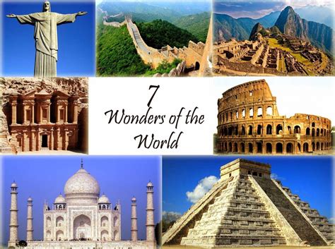 7 wonders of the world wallpaper